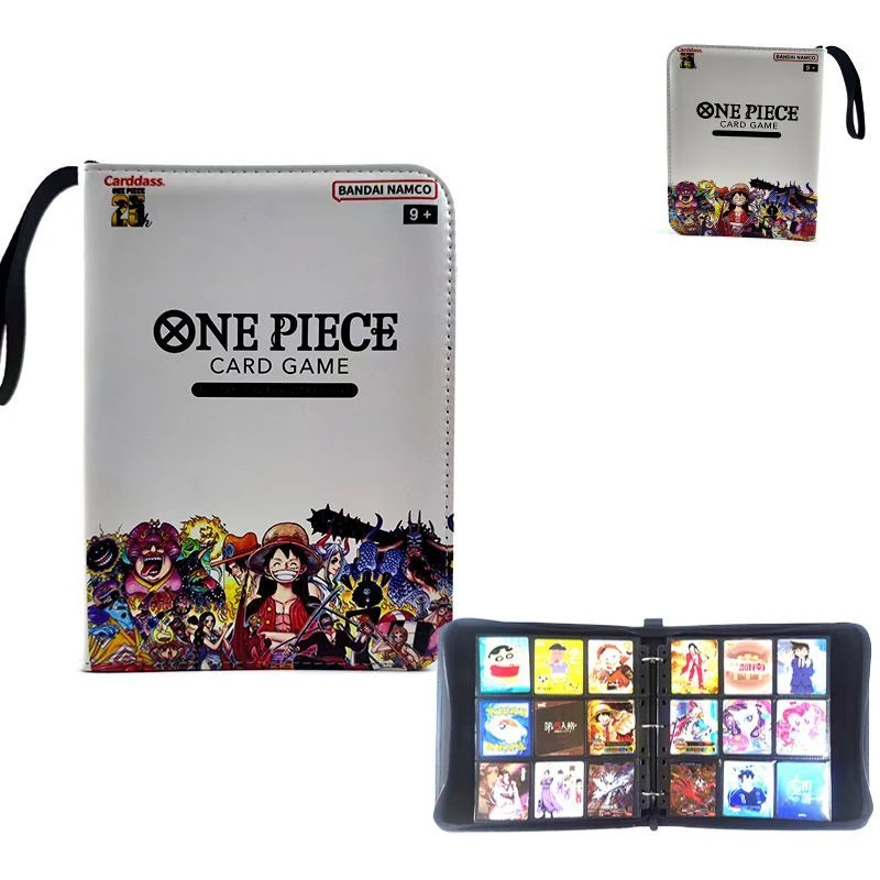 Luffy Card Binder One Piece Roronoa Zoro Fotoalbum Ritsboek 400/900 Pocket Holder TCG Kaarten Opslag, Anime Albums Cadeau