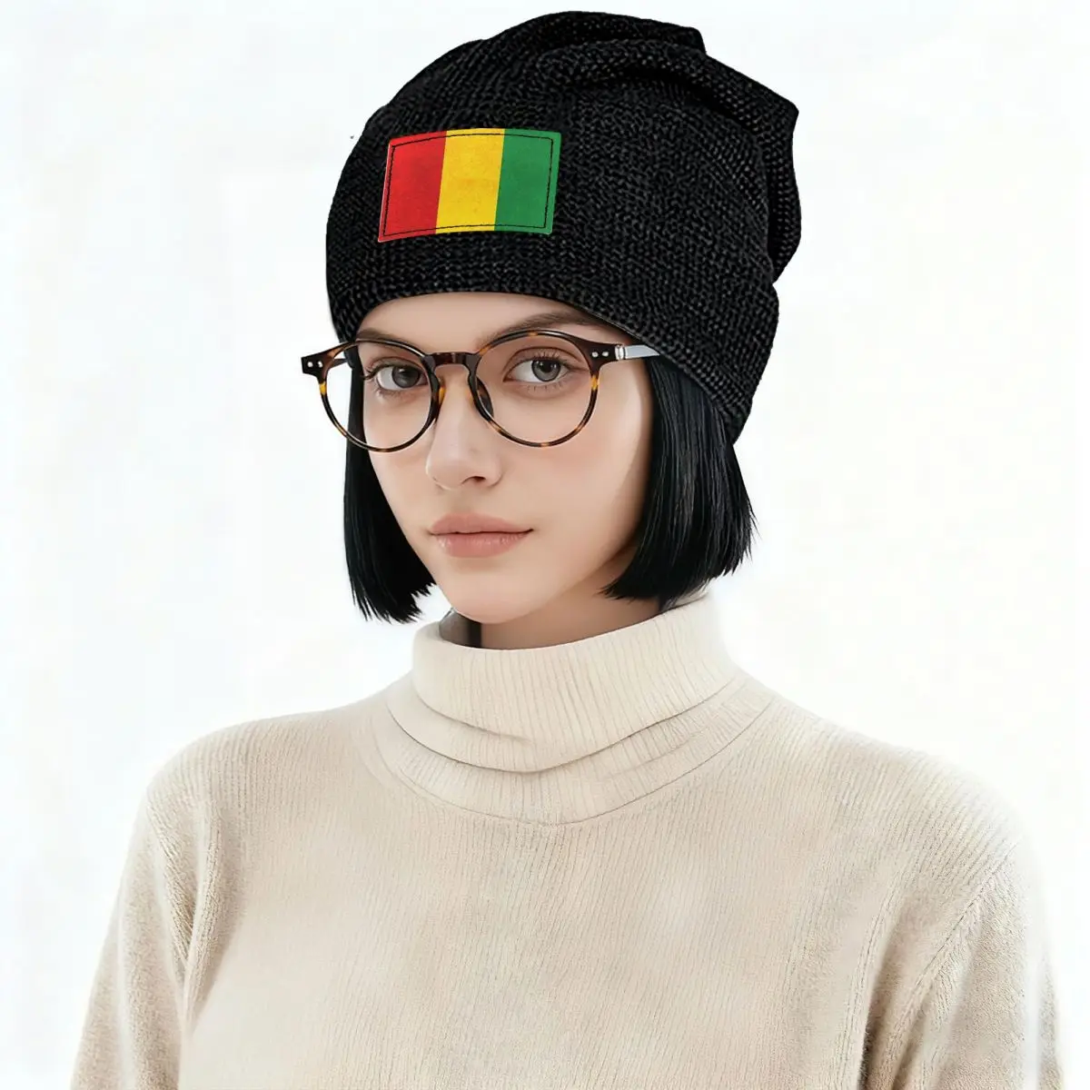 Jamaican Reggae Rasta Lion Jamaica Flag Skullies Beanies Hats Warm Autumn Winter Outdoor Cap Fleece-Lined Bonnet Caps