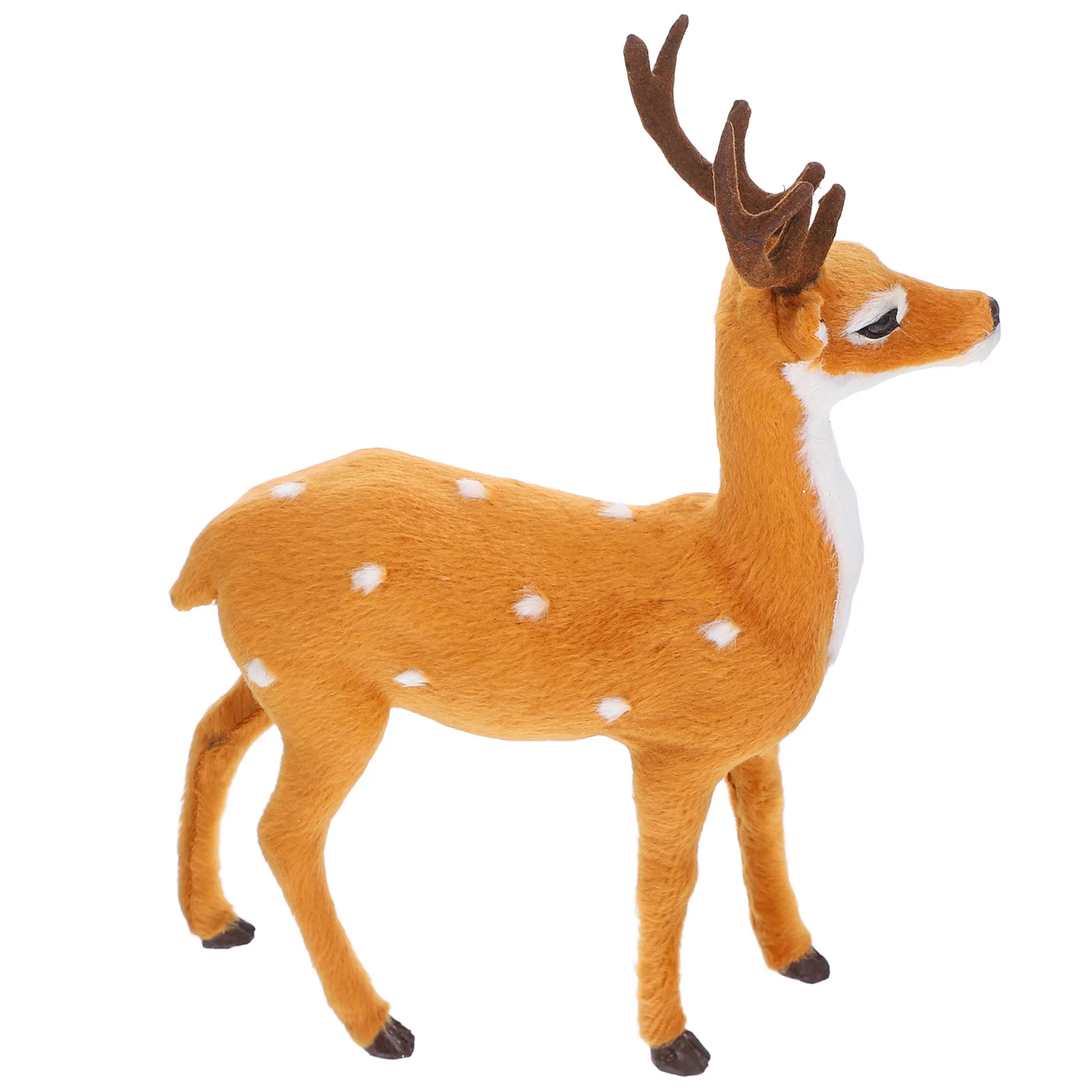 

Christmas Elk Ornament Artificial Elk Decoration Tabletop Xmas Deer Decoration Indoor Decor Decorative Xmas Deer Ornament