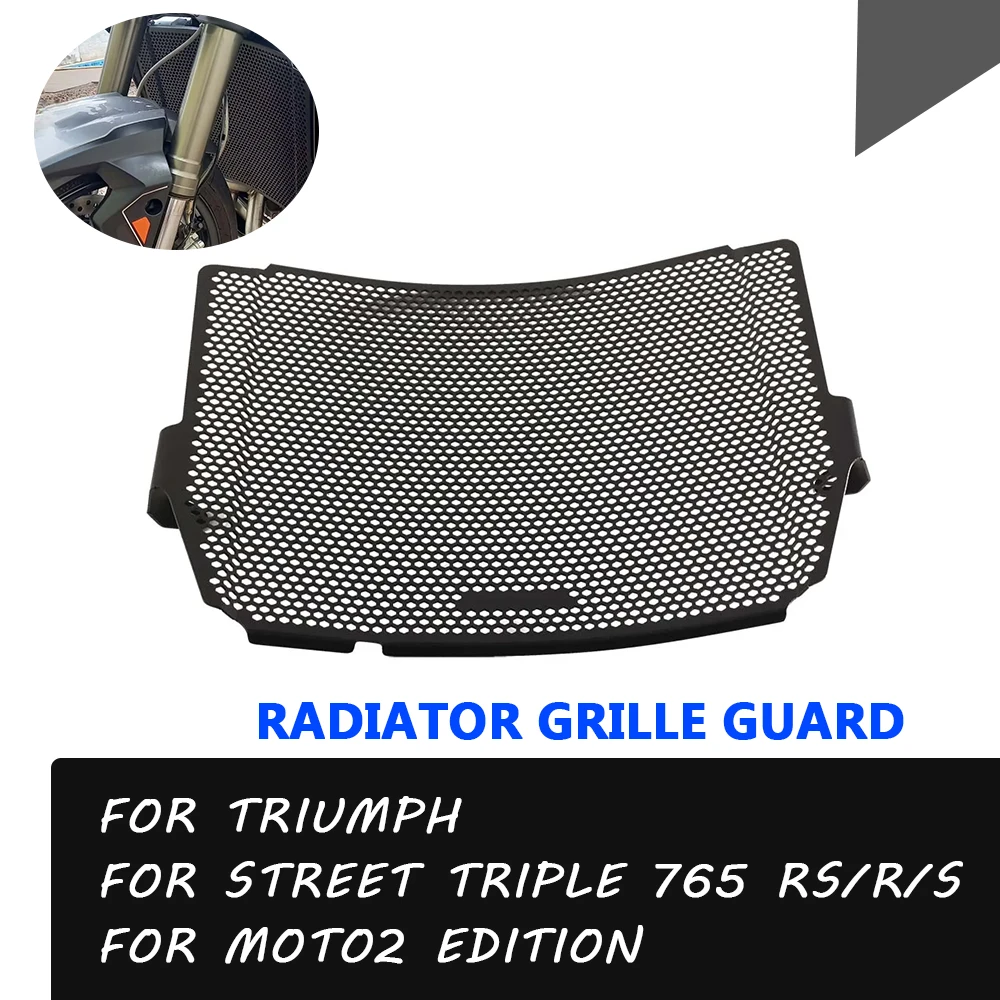 

Radiator Guard Grill Cover Protector For Triumph Street Triple 765R 765S 765RS 765 R RS S 2024 Grille Motorcycle Accessories