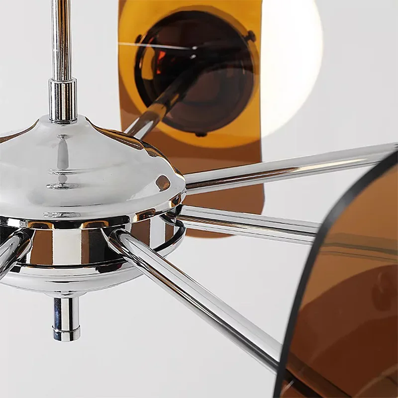 TechHPRetro Restaurant Chandelier Designer Medieval Magic Bean Dining Table Chandelier Indoor Eye