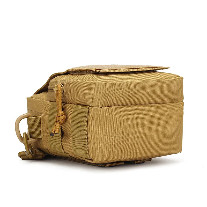 Bolsa pequena de ombro único para homens, bolsa de cintura camuflada, bolsa crossbody para celular