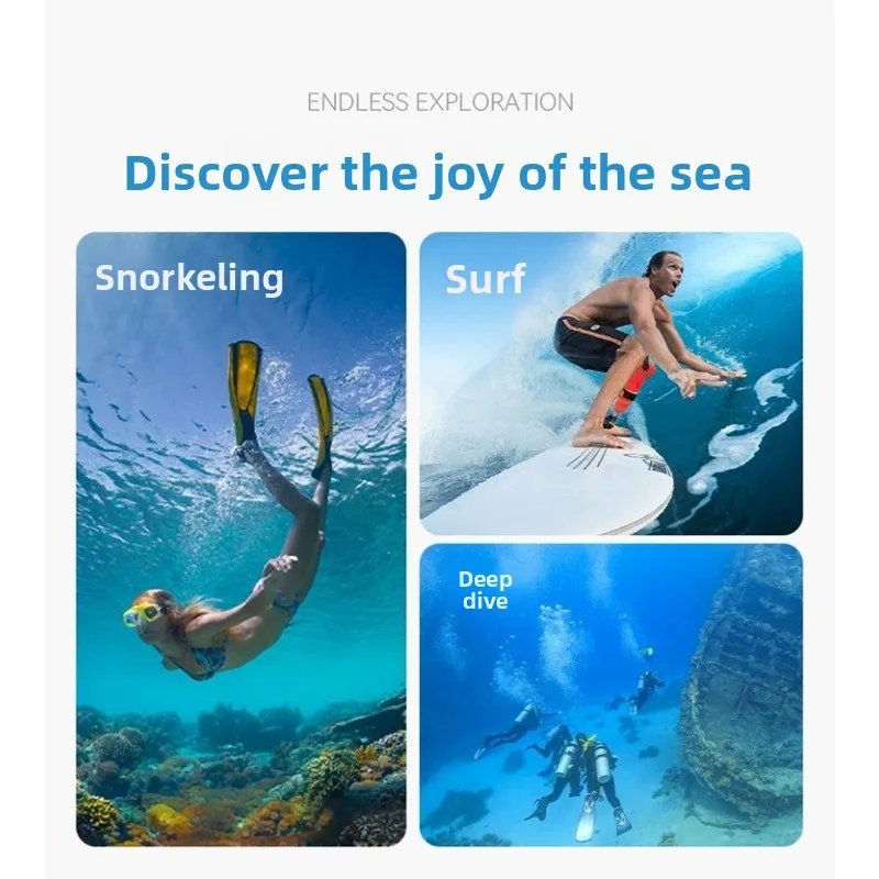 Compatibile con la custodia Insta360 GO Ultra Dive - Accessorio guscio protettivo per fotocamera Thumb Action