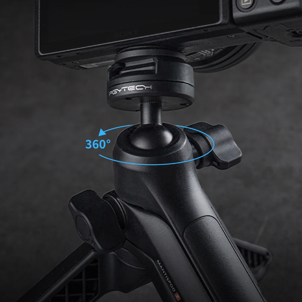 PGYTECH-trípode de 3 vías Mantispod Z Video Vlogger, palo Selfie impermeable, agarre de mano para OSMO Action Gopro Hero 12 11 10 9 Insta360