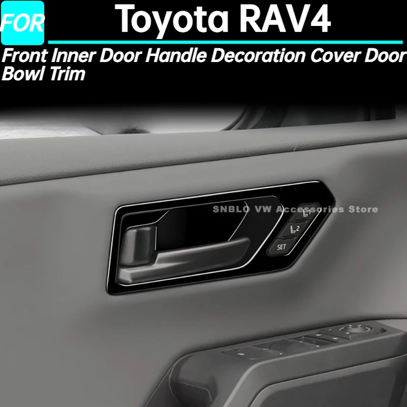 

Car Front Inner Door Handle Decoration Cover Door Bowl Trim for Toyota RAV4 Interior Accessories 2026