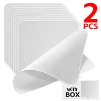 Universal Polishing Cloths Cleaning Tools with Storage Box Screen Cleaner Polish Cloth for Mobile Phone PC Laptop Watch Macbook