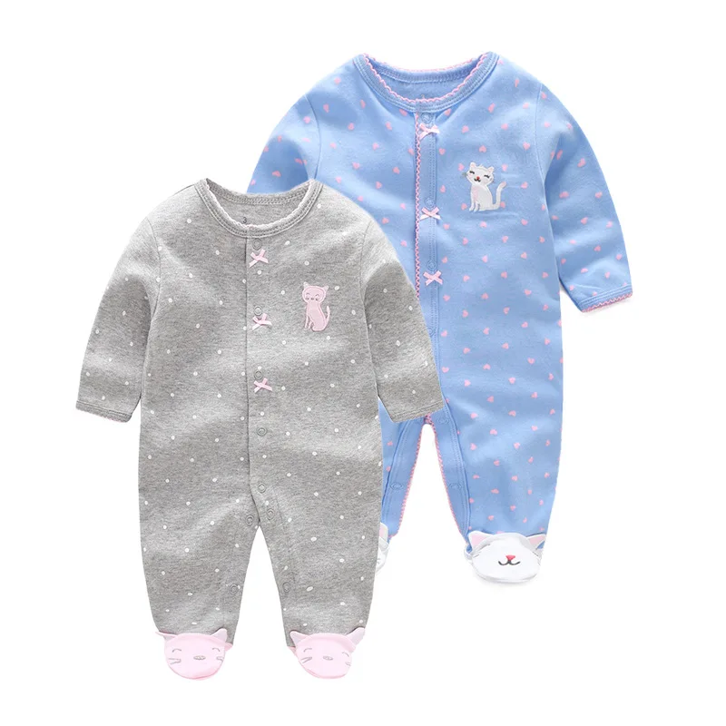 Baby clothes long sleeves foot wrap cotton onesie cute clothing
