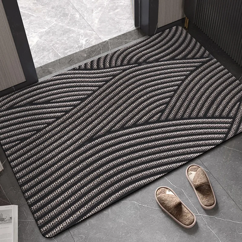 

Modern Minimalist Water Absorbent Non-slip Entrance Floor Carpet Doorway Customizable Door Hallway Living Room Kitchen Mat
