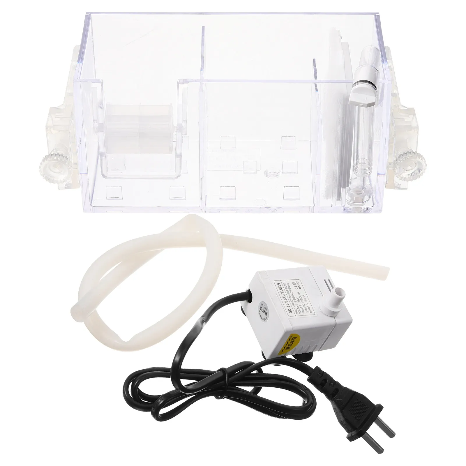 

Комплект: Акриловый подвесной фильтр-бокс для аквариума с системой капельной фильтрации и аэрации воды, прозрачный дизайн, для дома и офиса