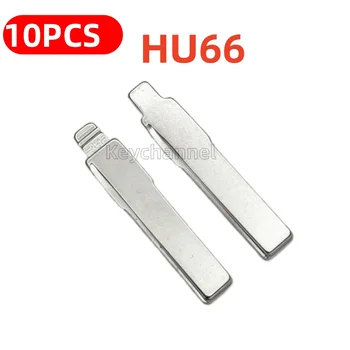 10 Stück 31 #   KD Blank Lishi HU66 Auto Schlüssel Klinge Für KD VVDI KEYDIY XHORSE Für Golf MK7 Polo Passat Tiguan A3 A4 A6 Für 202AD 202AJ
