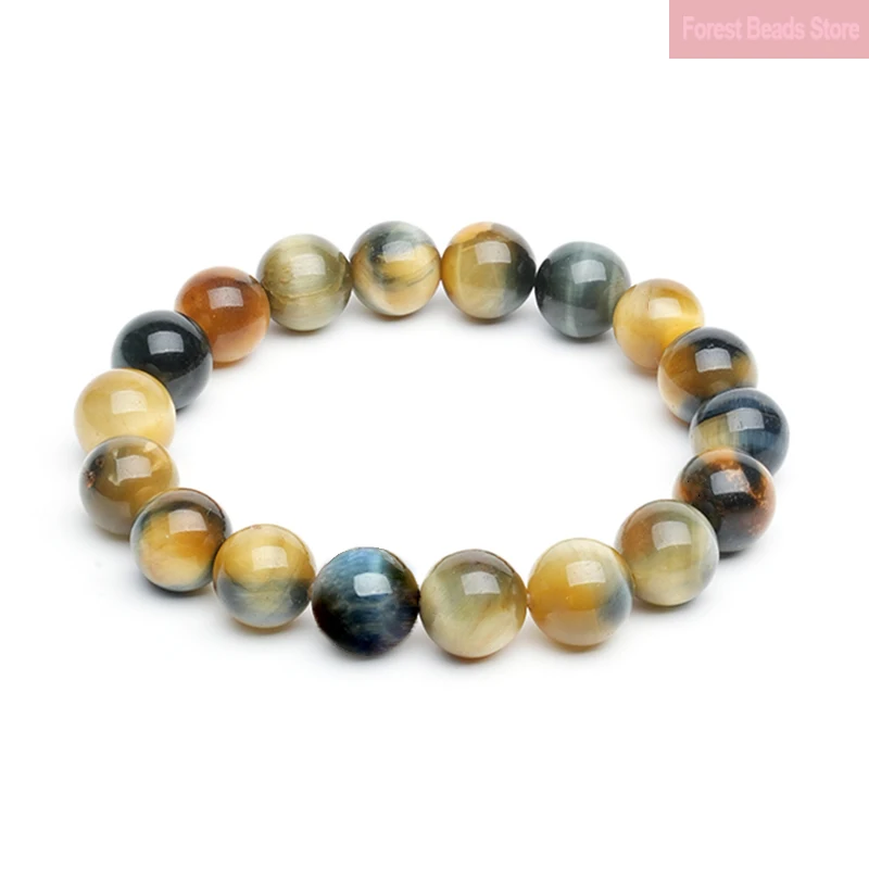 Natural Dream Fantasy Tiger Eye Streche Bracelet Elastic Cord Pulserase Jewelry Beads Lovers Gift Bangles Yoga Healing Jewelry