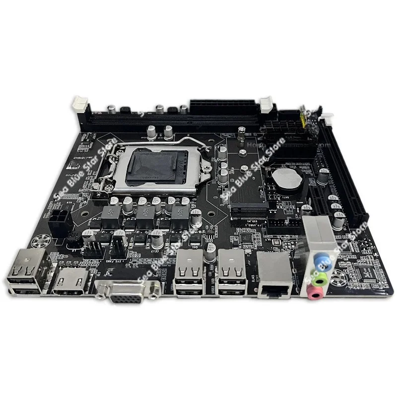 Brand New H61 Computer Motherboard, DDR3 Memory, 1155 Pins, Supporting Dual-core, Quad-core, I3, I5, and I7 CPU