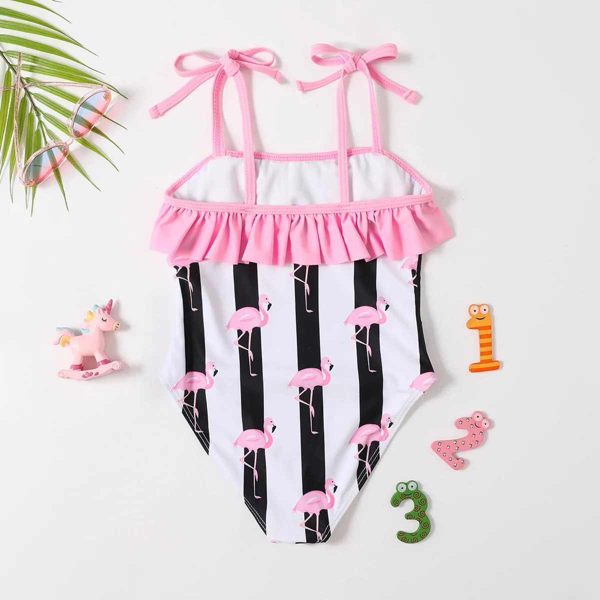 Girls Swimsuit Summer One Piece Bathing Suit Baby Swimwear Kids Girl Bikini Sets Children\'s Swimming Clothes Beachwear