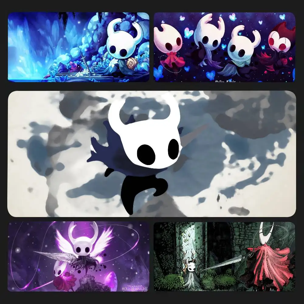 The H-Hollow Knight Adventure Game Mousepad Non-slip Suitable For Office Computers Laptops E-sports Game Desk Mats XXL Keyboard