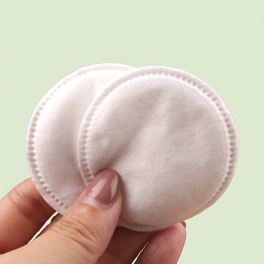 600-Count Disposable Premium Round Cotton Pads for Face Washing and Makeup Removal—Three-Layer, Extra-Thick, Ultra-Soft,