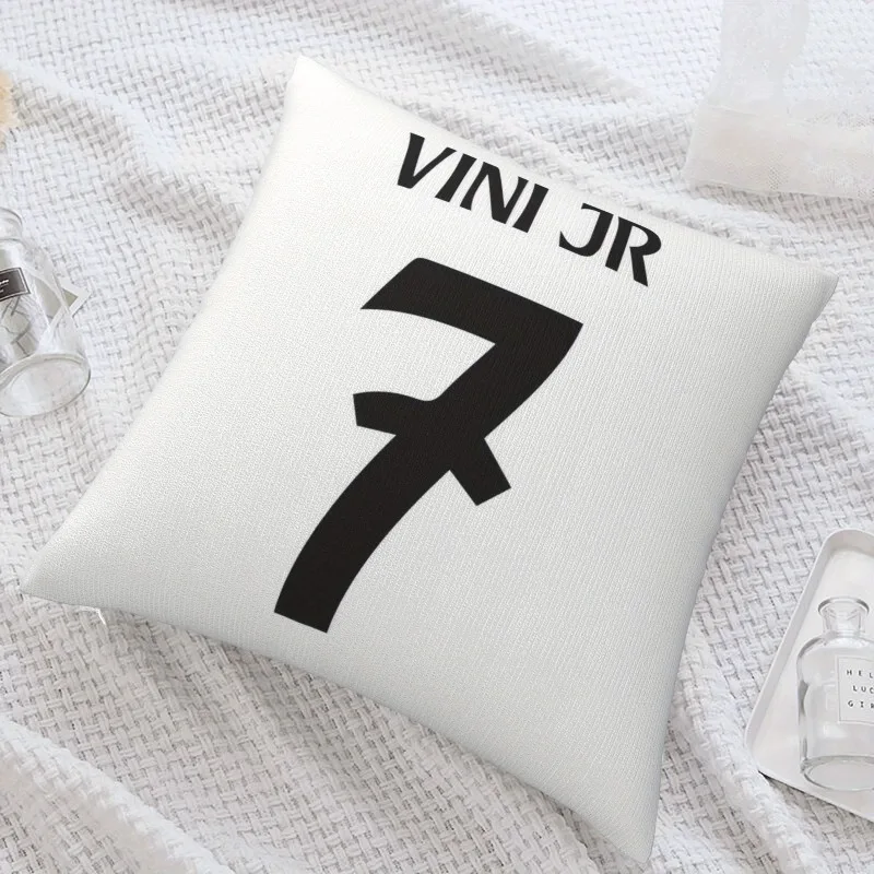 1pc Illustrative Numeric Motif Graphic Pillowcase for Home Decoration Cushion Cover Polyester 45x45cm 18x18in