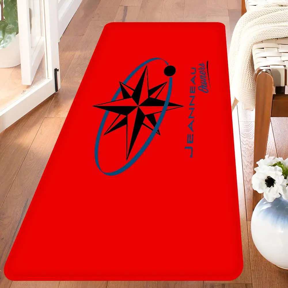 J-JEANNEAU logo Floor Mat Nordic Style Home Doormat Bathroom-Toilet Mats Bedroom Hotel Decor Mat