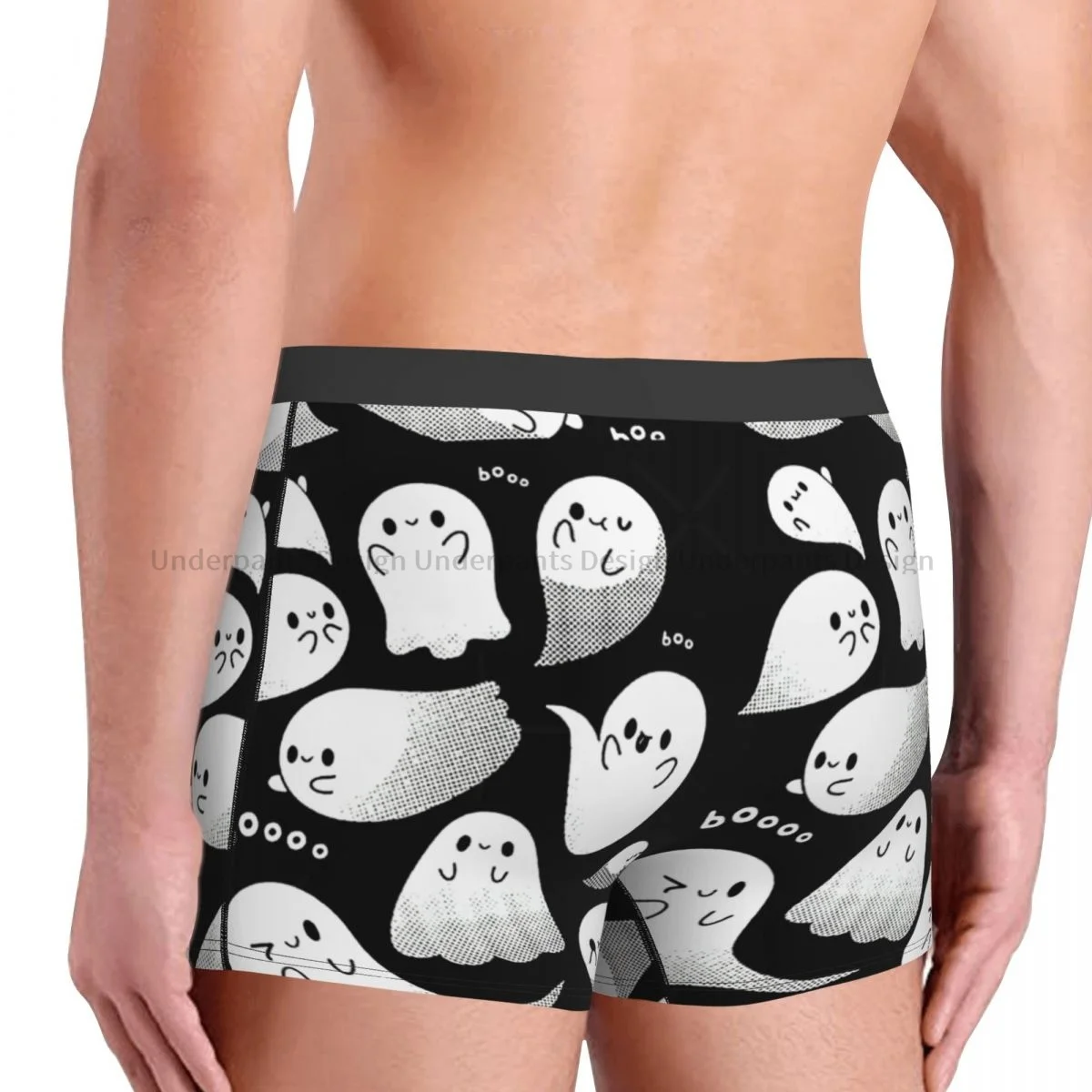 Halloween Ghost Fear Pumpkin Cute Underpants Homme Panties Male Underwear Ventilate Shorts Boxer Briefs