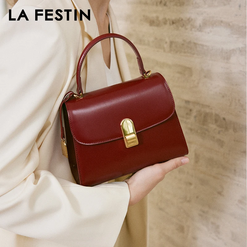 

LA FESTIN Original Handbag Women's bag Summer 2024 New Luxury Designer Bags Leather Bag Female Bags Crossbody Shoulder Bag