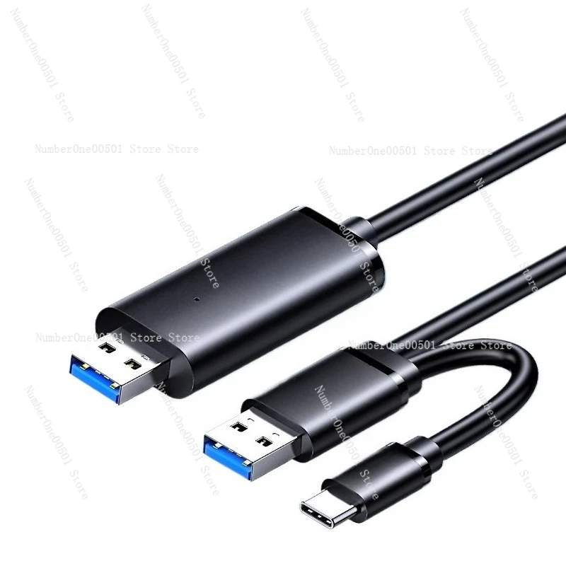 USB Switch Adapter Share Keyboard Mouse Between 2 Computers PC Laptop Peripheral Sharing 90212
