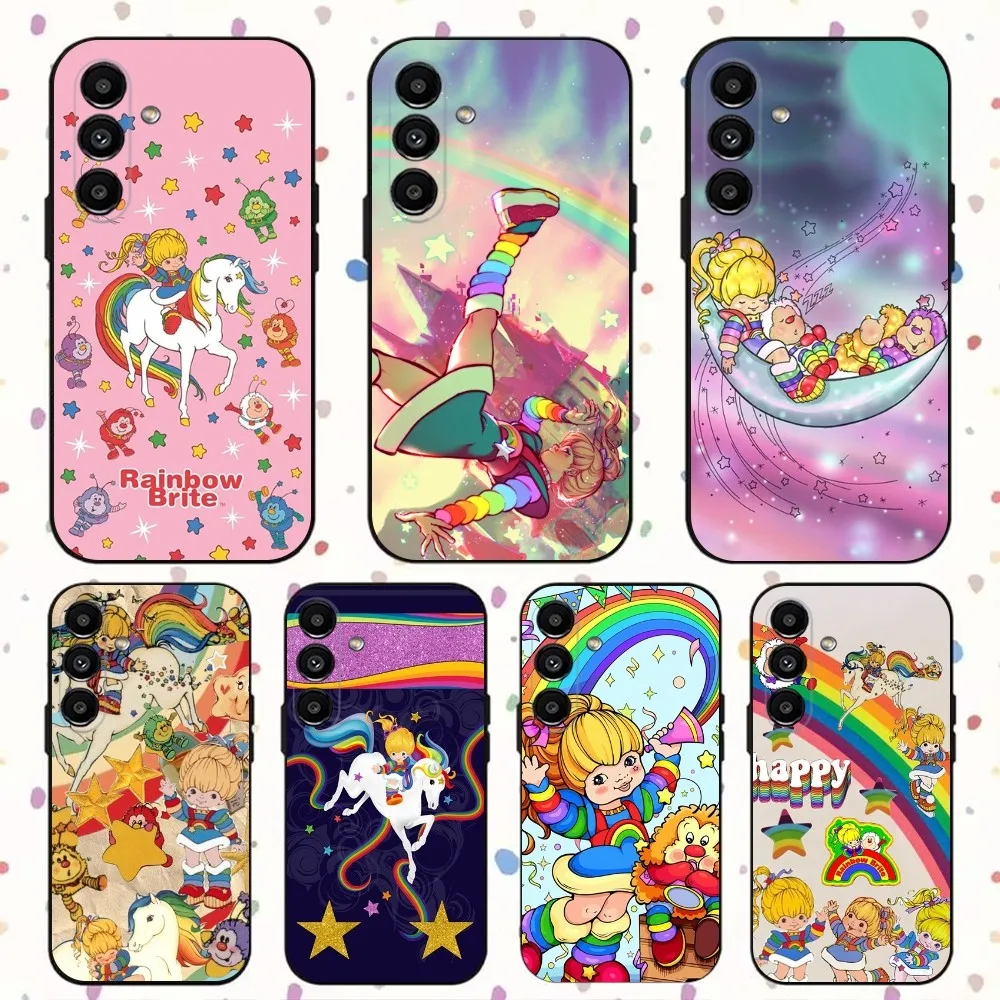 Cute Rainbow B- BriteS  Phone Case For Samsung S24,S21,S22,S23,S30,Ultra,S20,Plus,Fe,Lite,Note,10,9,5G Black Soft Cover