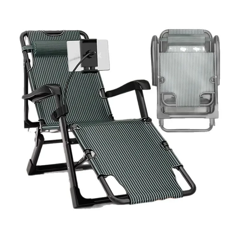 Lounge chair folding lunch break office durable leisure home balcony back chair
