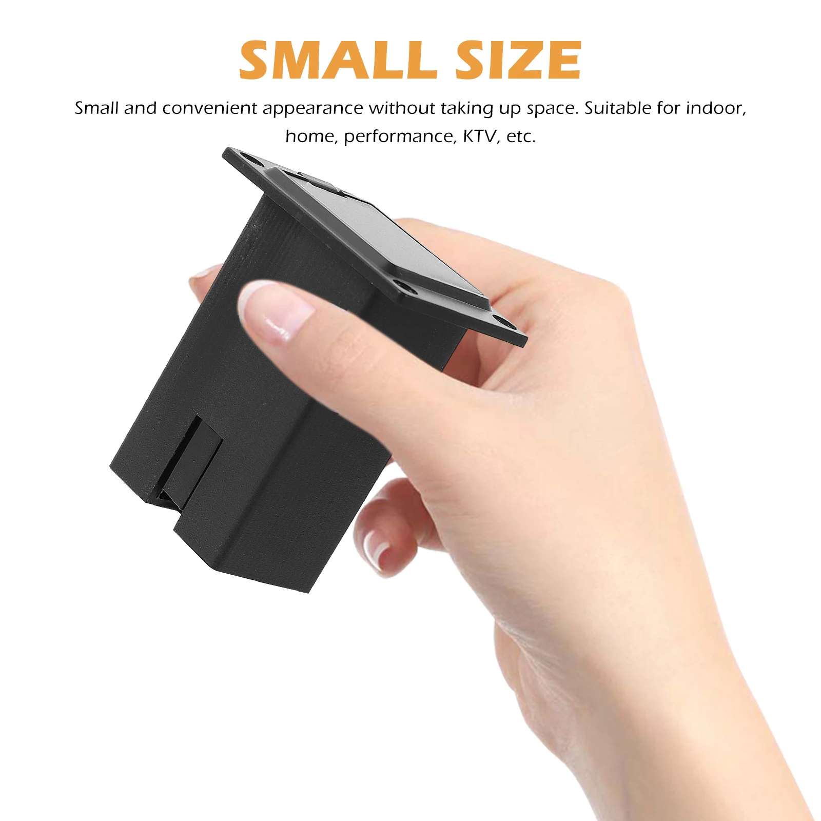 

4 Pcs Guitar Pickup Case Holder Accessories Black Plastic Electric Parts