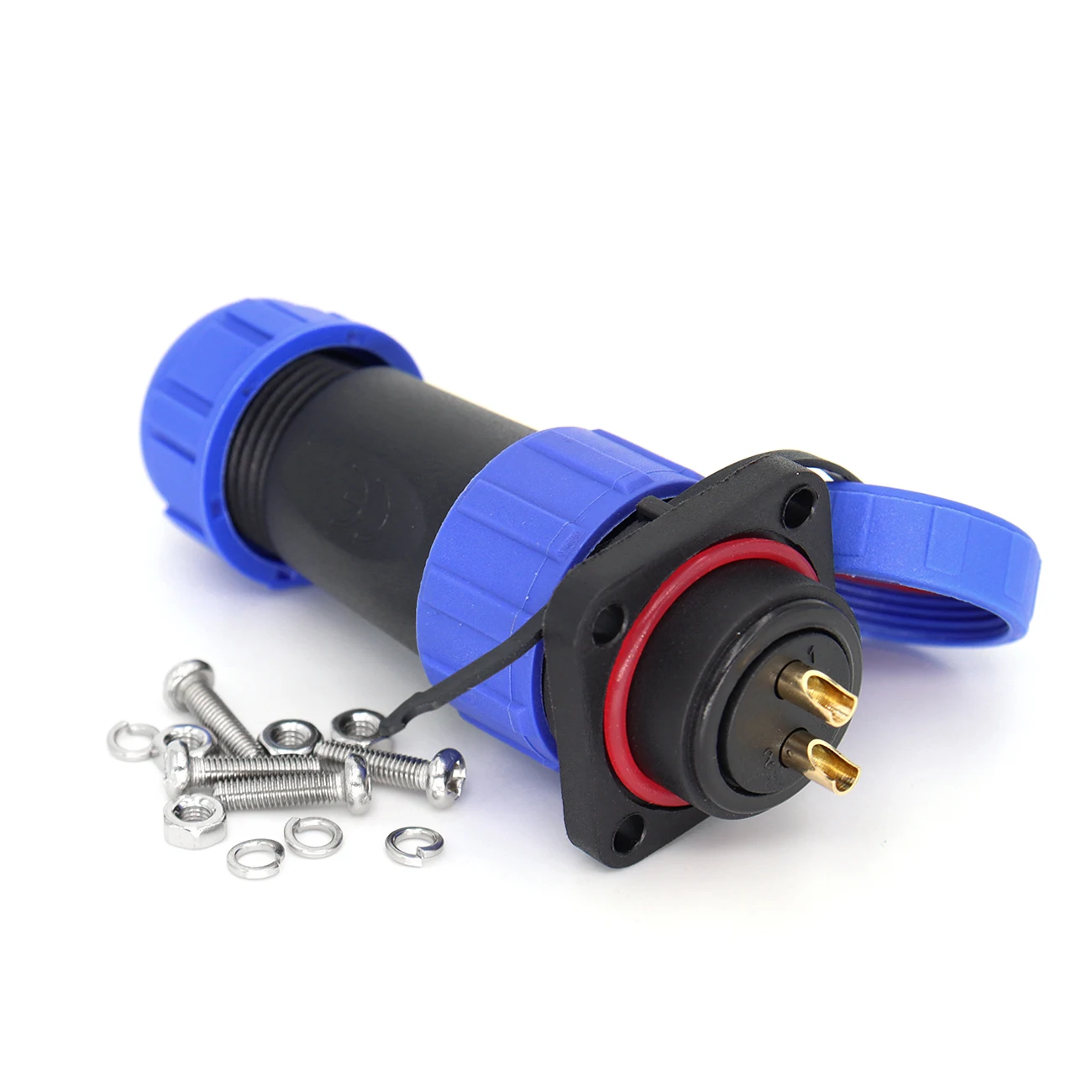 SP13/SP17/SP21 2-12Pin IP68 Waterproof Panel Mounting Connector Industrial Cable Equipment Power Line Communication Cable
