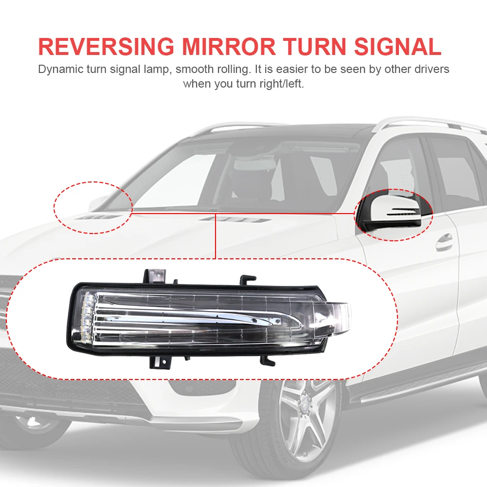 

Светодиодный динамический указатель поворота, автоаксессуары, динамический боковой габаритный указатель поворота для Mercedes BENZ E-Coupe W207/C207 09-10