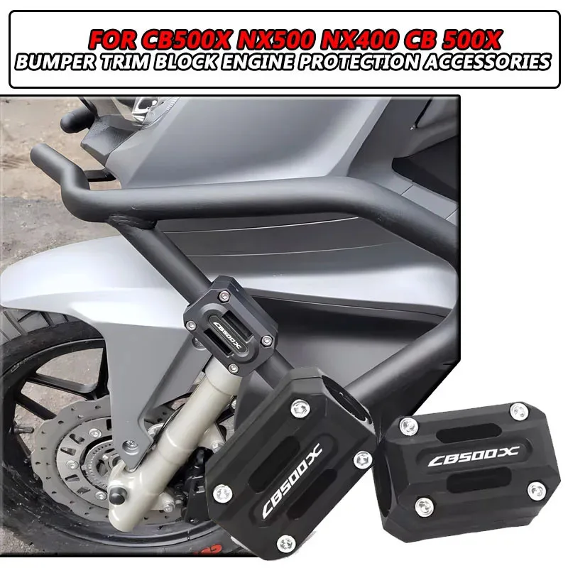 

For CB500X NX500 NX400 CB 500X Motorcycle Crash Bars Engine Bumper Protective Block 22MM 25MM 28MM,Motorcycle Accessories