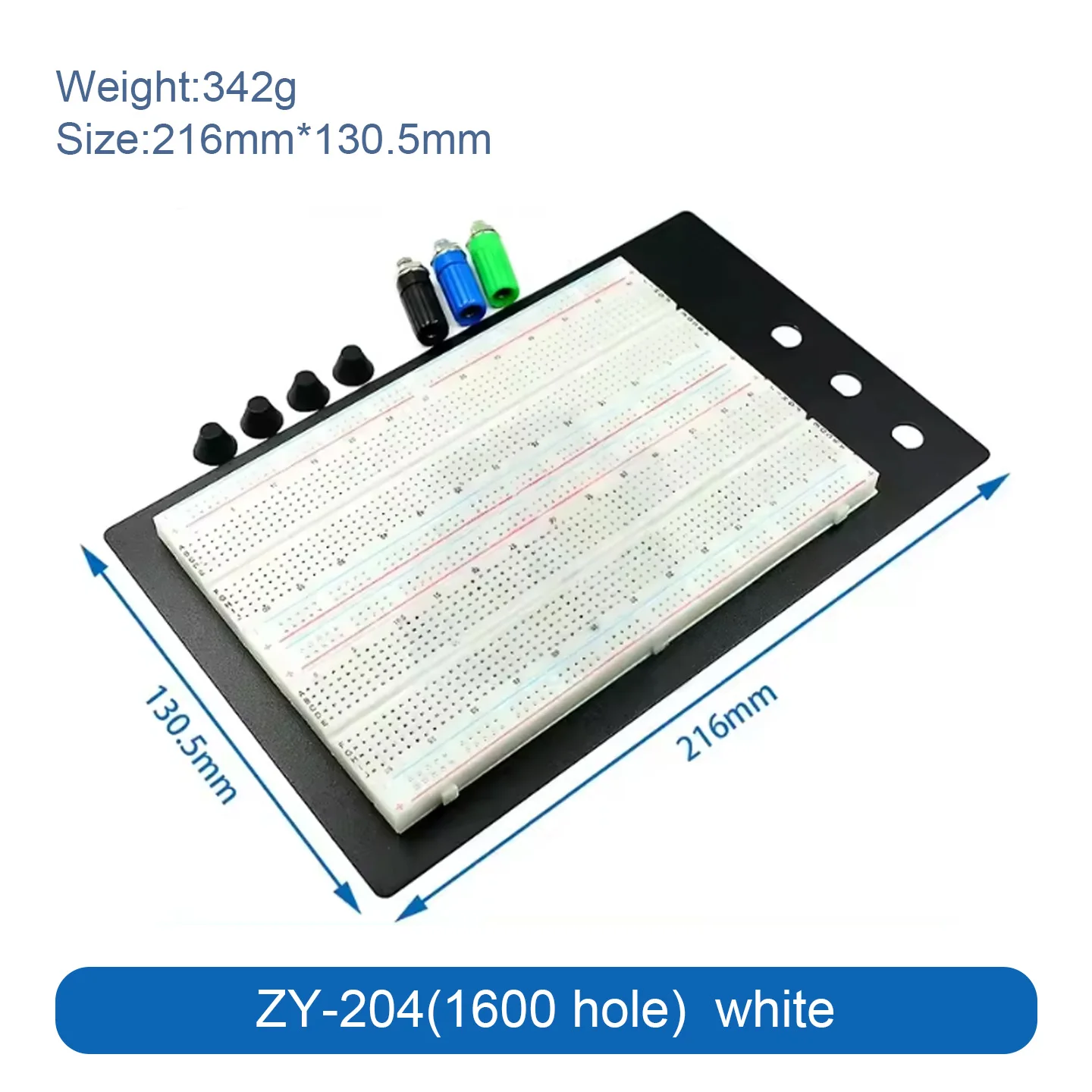 บอร์ดทดลองแบบไม่ต้องบัดกรี 400 830 MB-102 Points Breadboard รุ่น ZY-204 SYB-170 ZY-25 MB102 พร้อมชุดสายเคเบิลสำหรับทดสอบและพัฒนา DIY