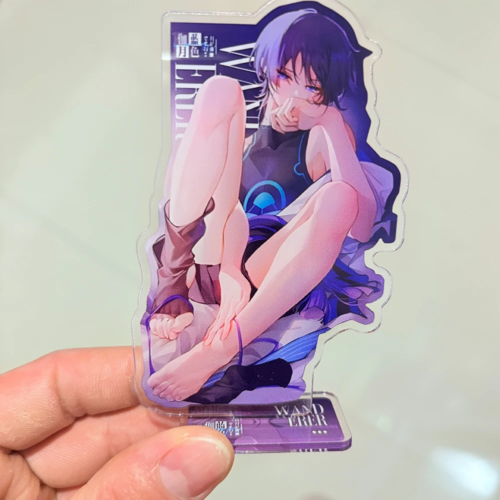 Game Genshin Impact Wanderer Scaramouche Acrylic Standee Anime Character Double-sided Printed Acrylic Figure Stand Desk Ornament