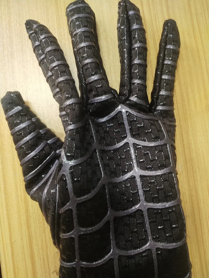 ブラックトビースパイダーマン 3 手袋ヴェノムスクリーンプリント