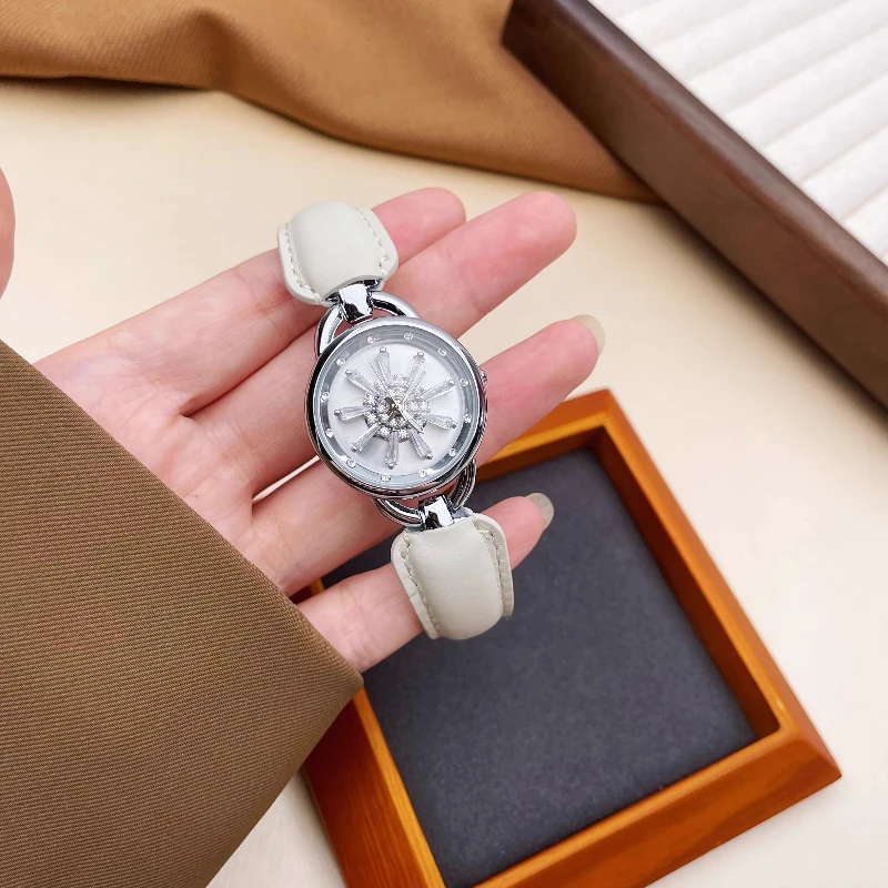 Classic Trend Ladies Watch Elegant Simple Retro Waterproof 2025 Quartz Watch Birthday Gift