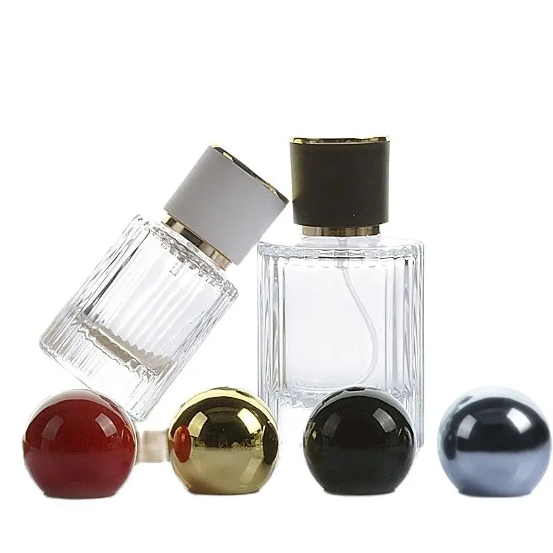 

10Pcs Empty Luxury Perfume Press Pump Bottle 30/50ML Glass Cosmetics Refillable Travel Containers Cologne Perfumes Spray Bottles