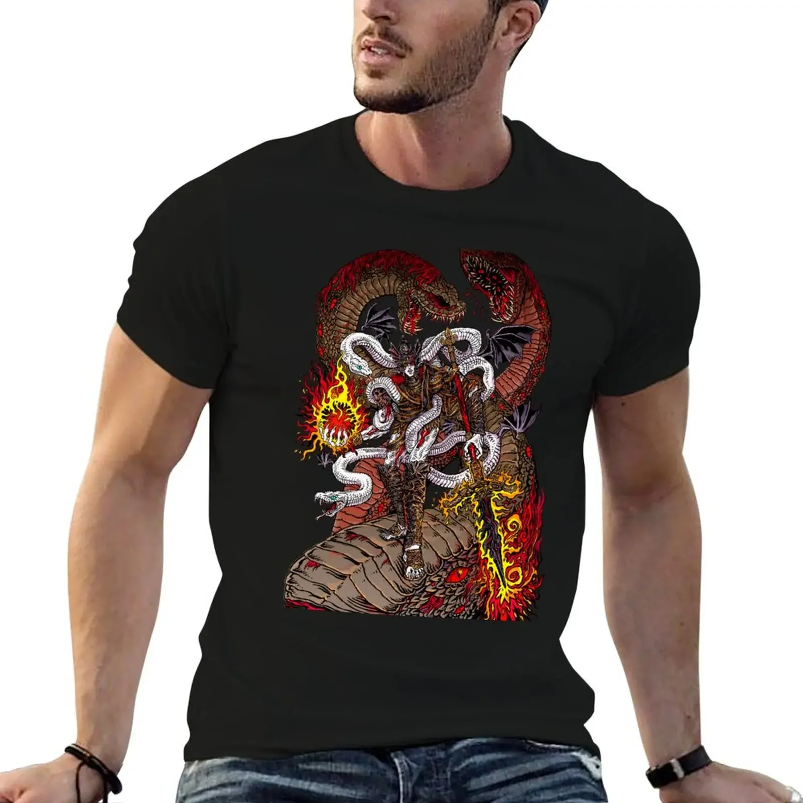 

Messmer the Impaler T-Shirt anime stuff summer shirt tee shirts for men