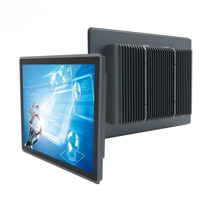 All-in-One Compute 2100 Metal Cabinet Open Frame PC With 10.4 12.1 15 17 19 Inch LCD Panels Touch Screen Stock Availability