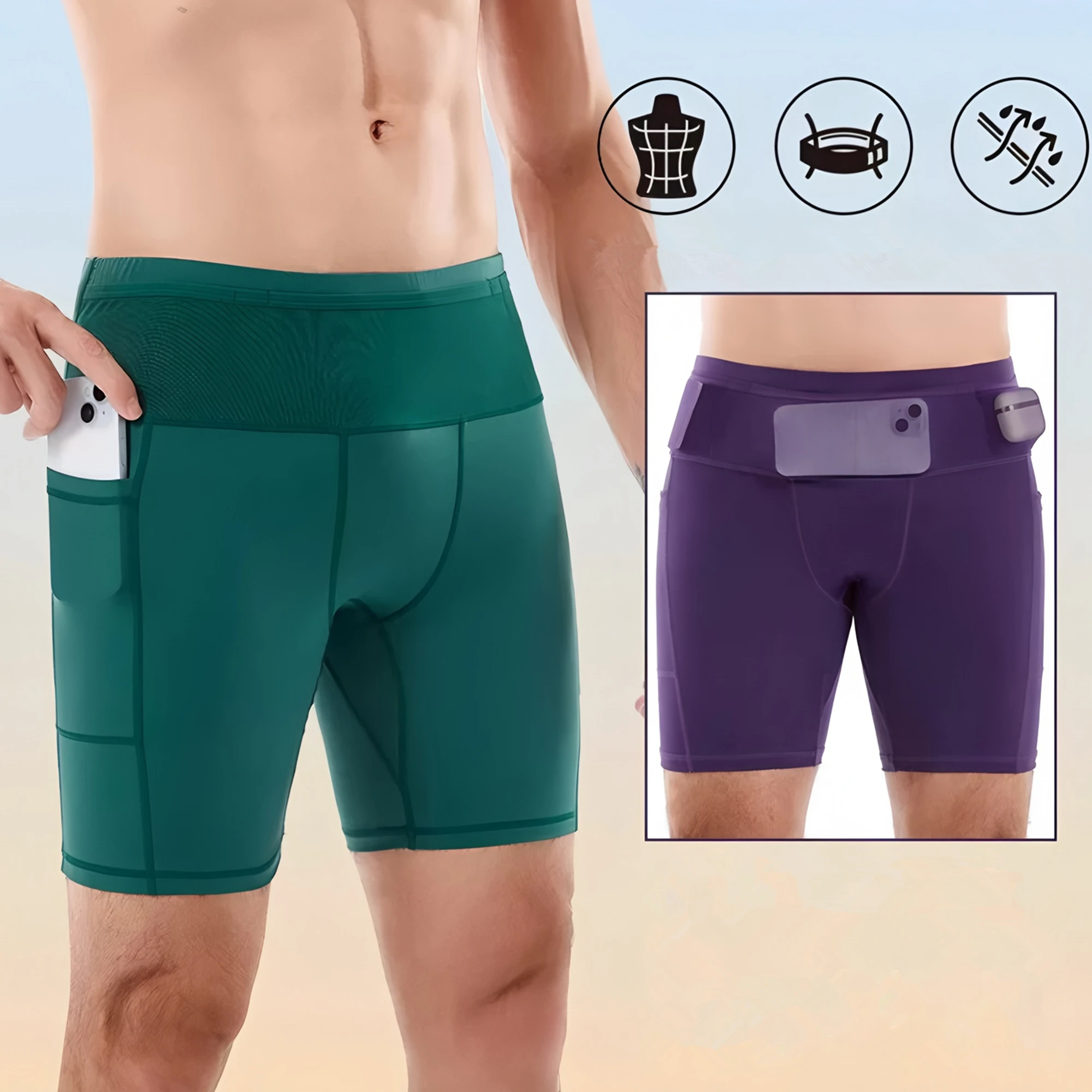 #12 Trending Mens Compression Sports Leggings Right Now