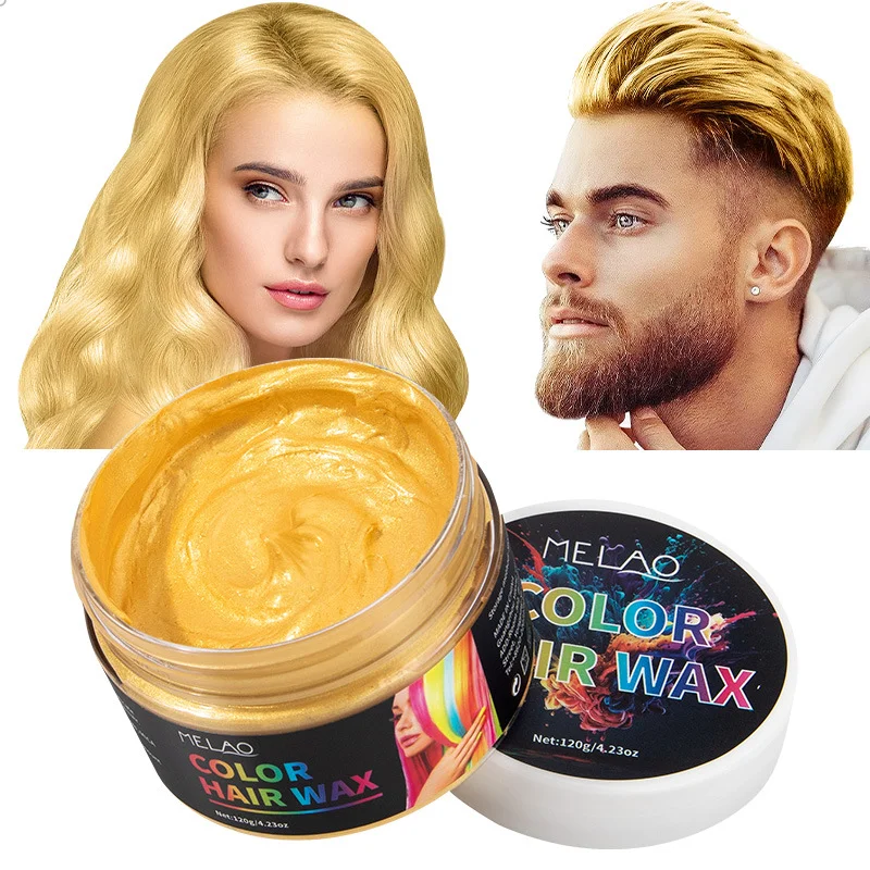Washable Temporary Color Hair Wax Volumizing & Texturing Styling Wax for Men & Women