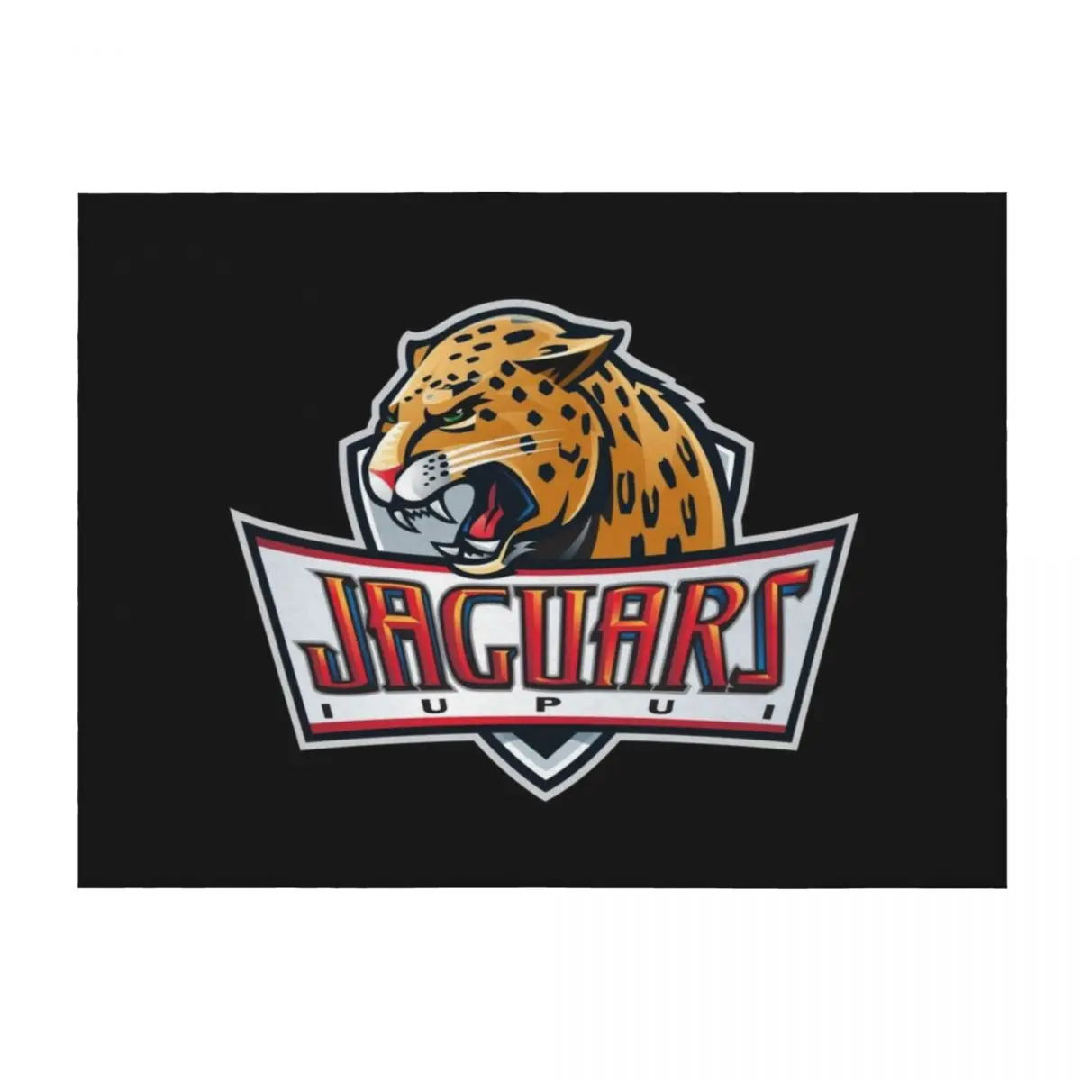 

IUPUI Jaguars Throw Blanket Camping Hairys Vintage Beach Blankets