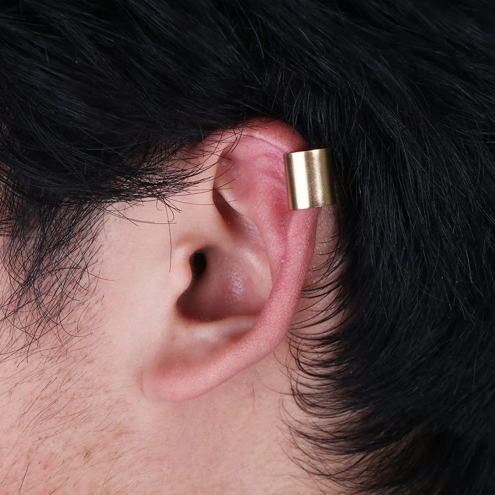 Hoop Ear Fashion Stainless Steel Popular Trend Stud Earrings Ear Clip Circular Clip Earrings