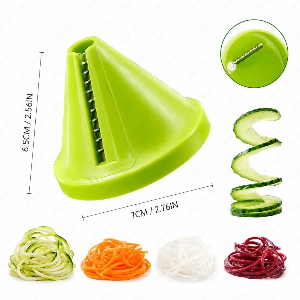 Manual Rotating Vegetable Slicer Spiral Peeler Shredder Grater for Potato Radish Fruit Kitchen Prep Gadget Accessories Set