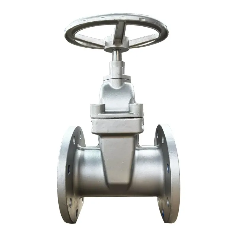 DN40-DN800 هيكل من الفولاذ المقاوم للصدأ التحكم اليدوي مقعد مرن لينة صمام بوابة الختم DIN3202 DN40-1200 وسائل المياه العامة #2