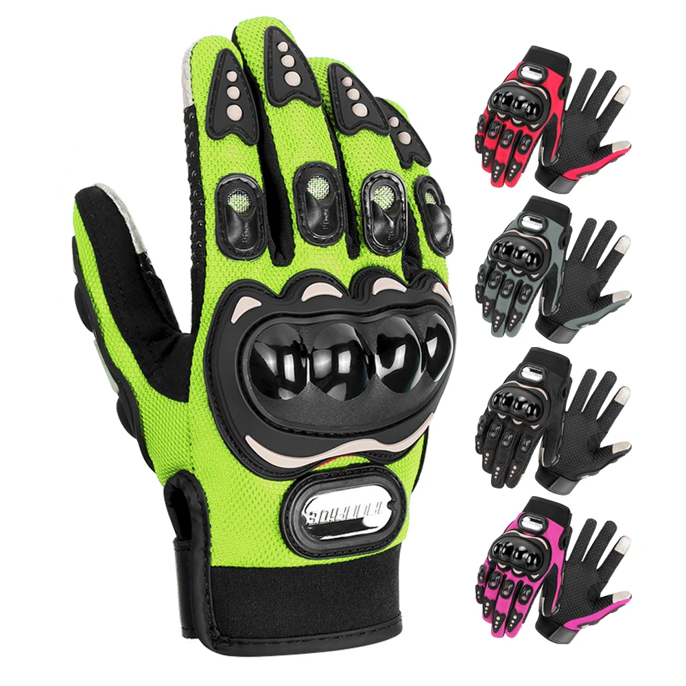 AliExpress HEROBIKER Summer Motorcycle Gloves Breathable Off-road Riding Gloves Anti Fall And Scratch Touch Screen Full Finger Sports Gloves