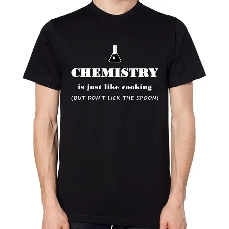 Chemistry Is Just Cooking But Don't Lick The Spoon T Shirt Science Top
