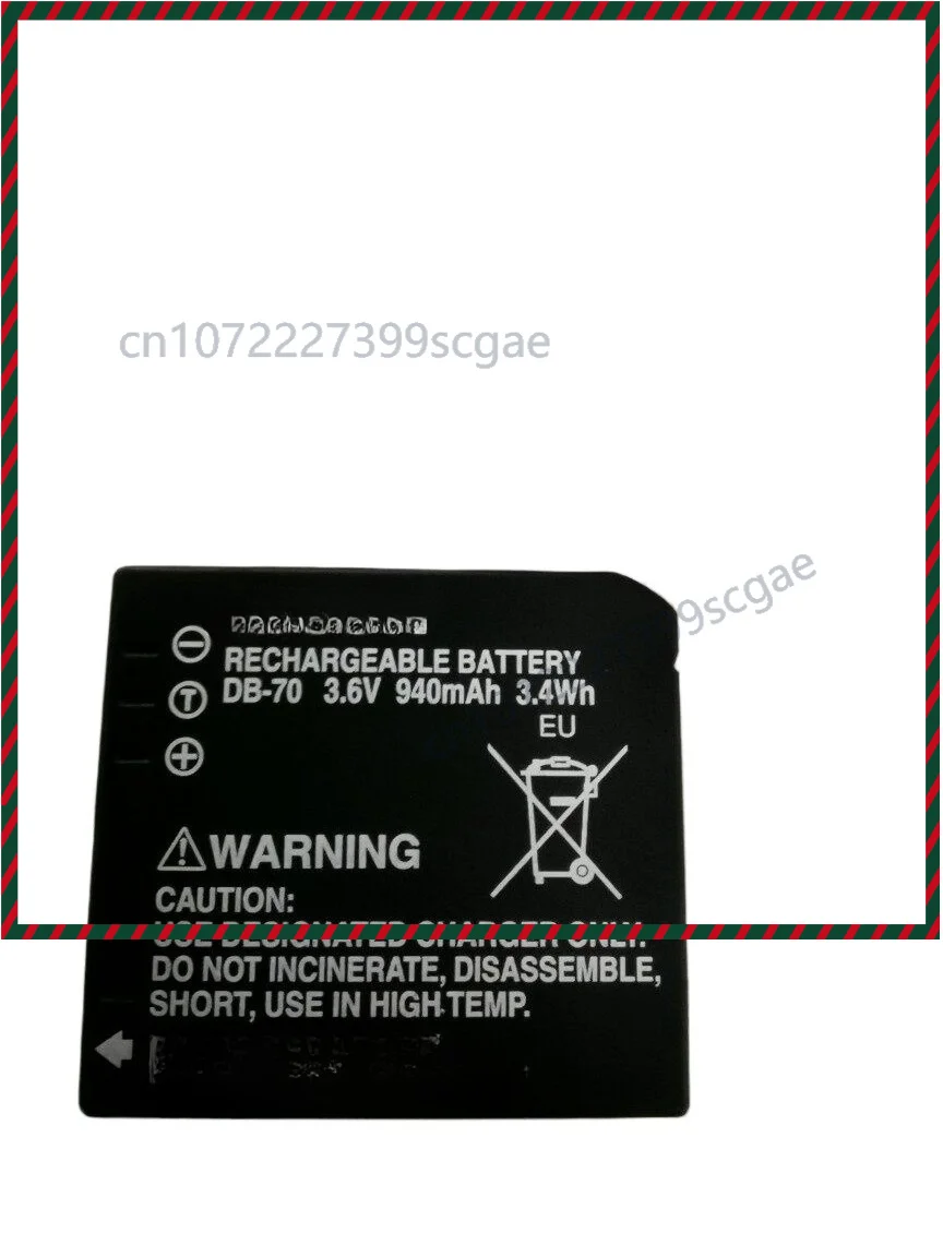 3pcs Replacement Battery DB-70 For Ricoh R6 R7 R8 R9 R10 S753 S730 CX1 CX2 Digital Camera