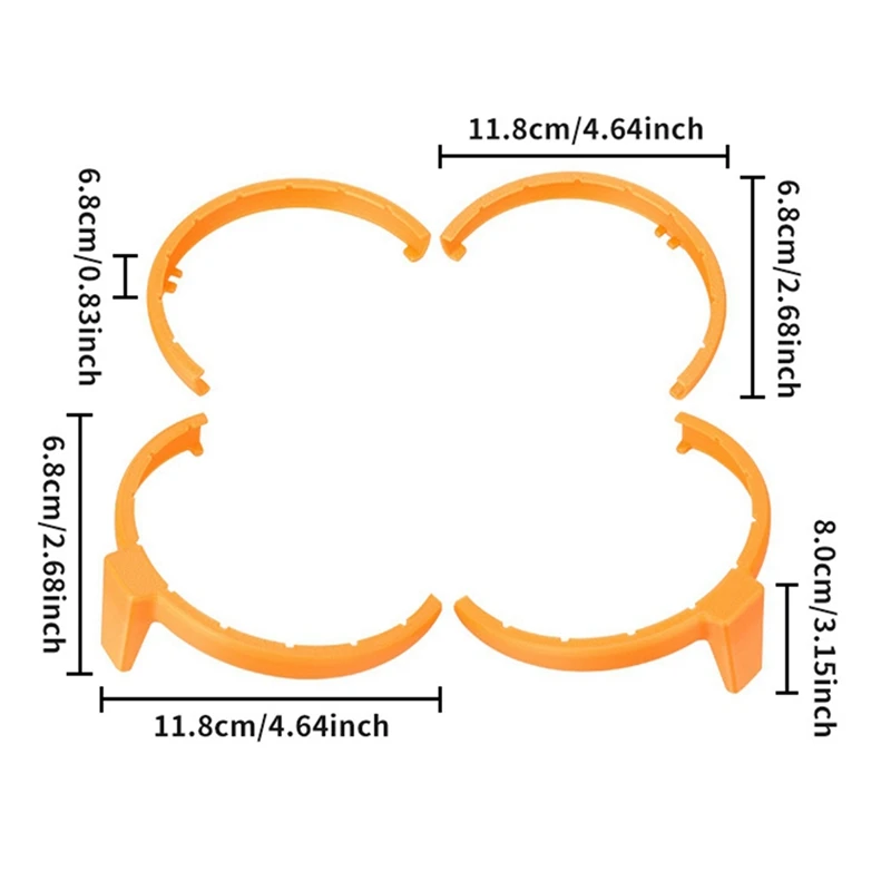 Couvercle d'anneau de pare-chocs de Protection quotidien pour DJI FLIP, couvercle de Protection d'hélice Anti-Collision, accessoires de Drone