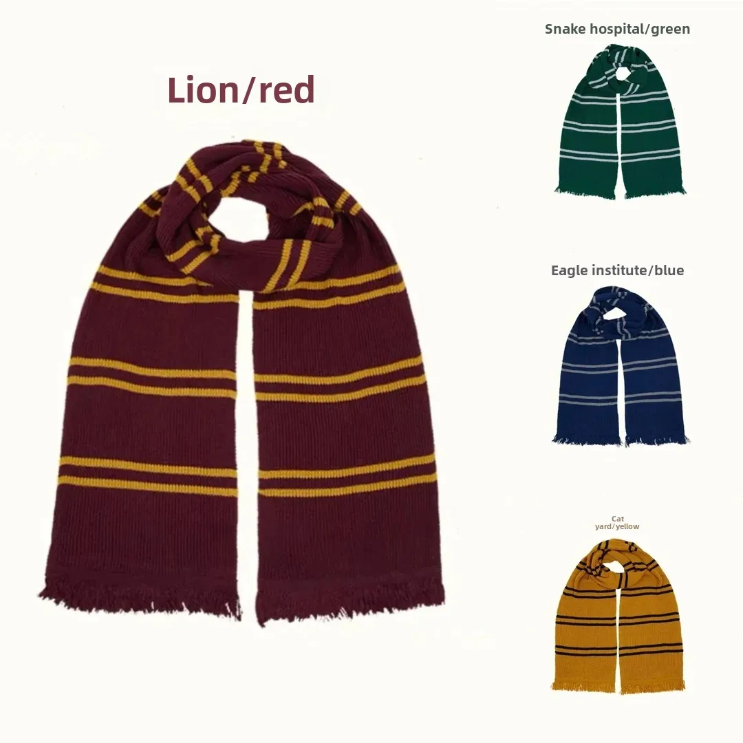 Harry Potter Scarf Style Fringed Scarf For Men Women In Glenfinnish Leinster Four Universities Scarf Stock Available