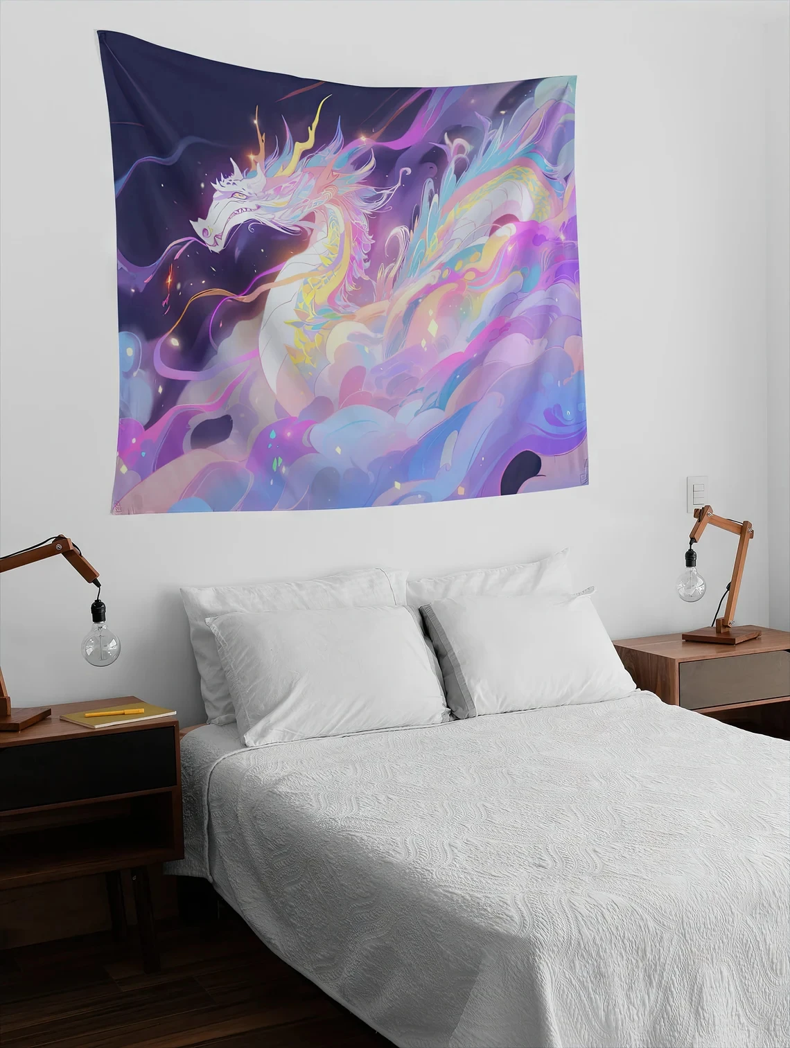 

Fantasy Tapestry, Fantasy Home Decor, Dragon Art, Fantasy Art, Otherworldly Wall Art, Fantasy Wall Decor, Dragon Wall Hanging
