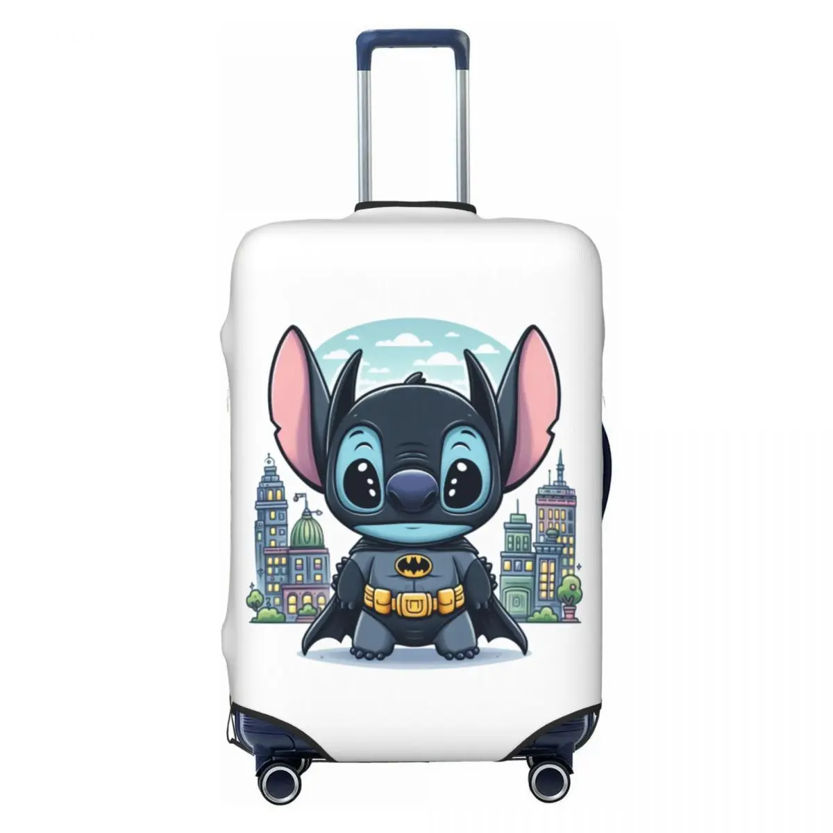 

Custom Stitch Anime Luggage Cover Funny Suitcase Protector Covers Suit For 18-32 inch